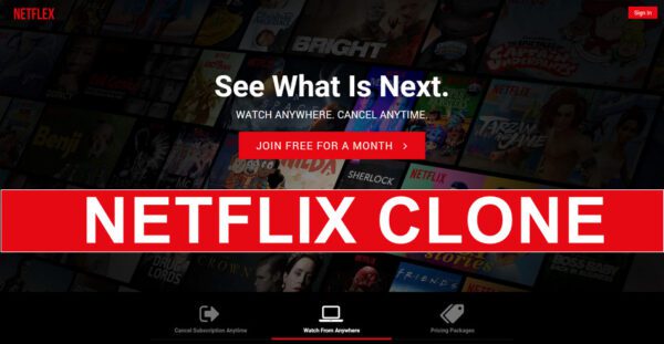 Script Netflix Clone Completo com Administração Ilimitado Filmes online