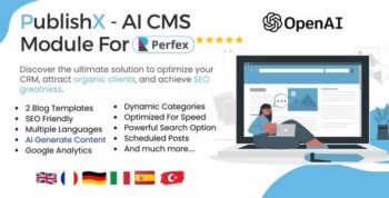 PublishX AI Powered CMS For Perfex CRM