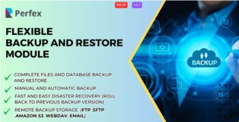 Flexible Backup and Restore Module for Perfex CRM